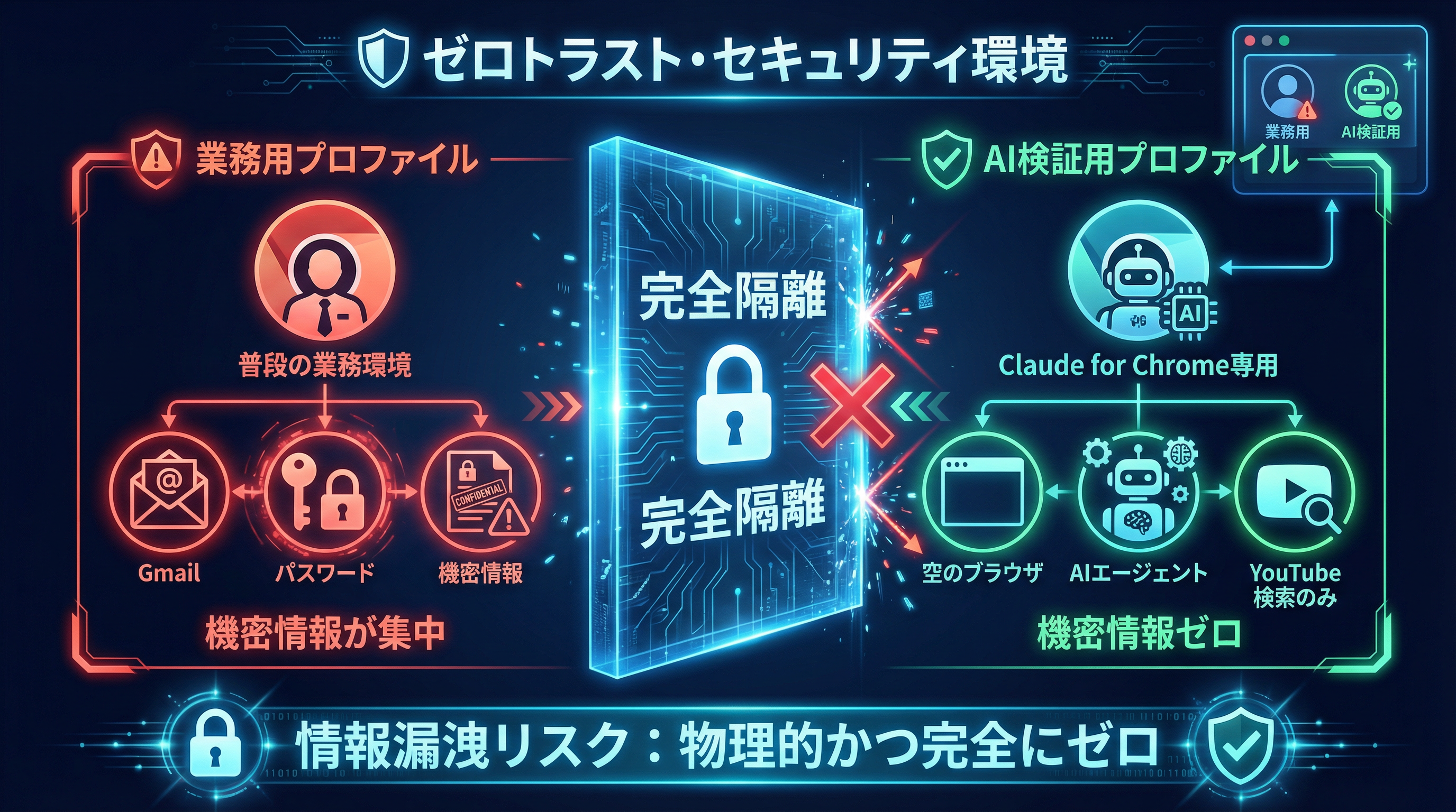 Chromeプロファイル隔離の仕組み